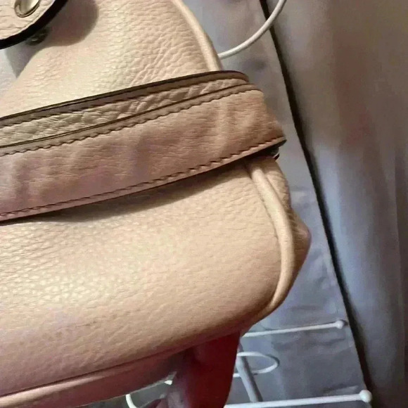 Anne Klein Leather Tote Winter White - Picture 9 of 13